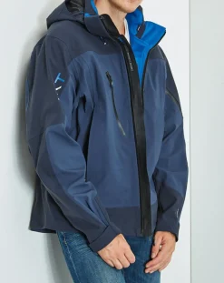 Online Hackett London Veste Sport Rain HKT Sport Performance bleu marine