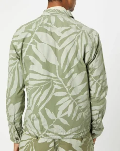 Sale Marc O'Polo Veste Trucker Coton Bio kaki clair