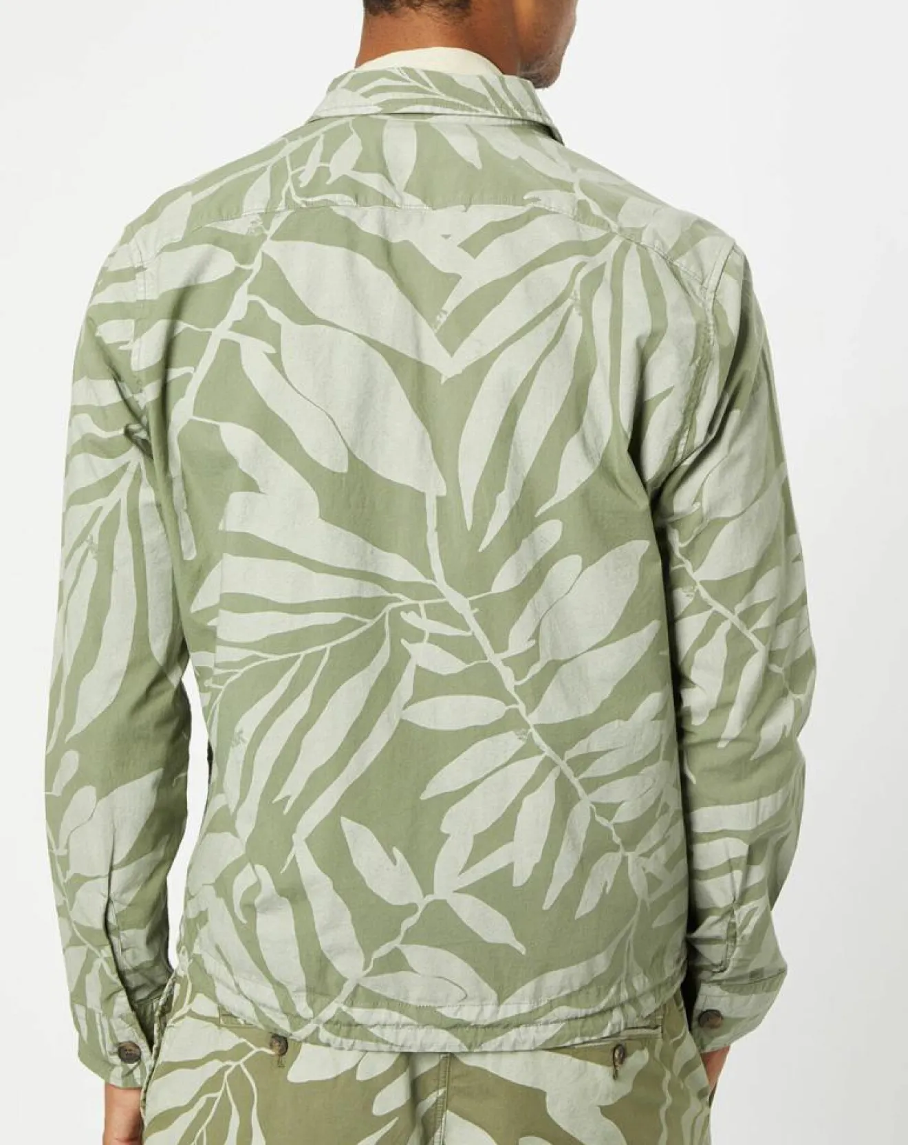 Sale Marc O'Polo Veste Trucker Coton Bio kaki clair