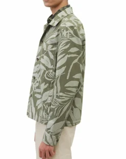 Sale Marc O'Polo Veste Trucker Coton Bio kaki clair