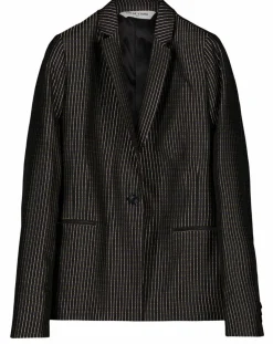 Femme Chloé Stora Veste Umami rayée noire