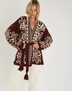 Femme An'ge Veste Vishnou chocolat