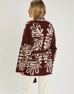 Femme An'ge Veste Vishnou chocolat