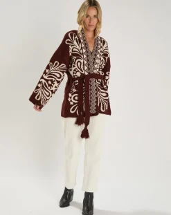 Femme An'ge Veste Vishnou chocolat