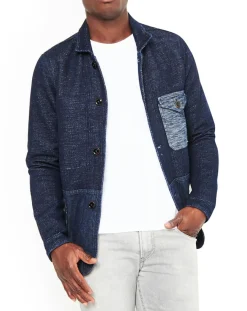 Homme Pepe Jeans Veste Worker Coaster bleue