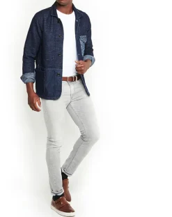 Homme Pepe Jeans Veste Worker Coaster bleue