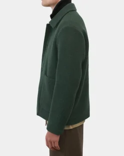 Best Marc O'Polo Veste worker en Laine mélangée Manteco verte