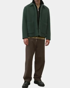 Best Marc O'Polo Veste worker en Laine mélangée Manteco verte