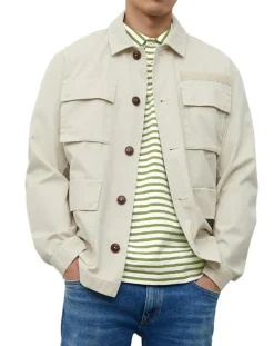 Homme Marc O'Polo Veste Worker Poche Bout écrue