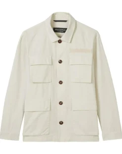 Homme Marc O'Polo Veste Worker Poche Bout écrue