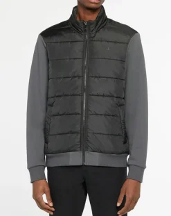 New Hackett London Veste zippée Bimatière noir/gris