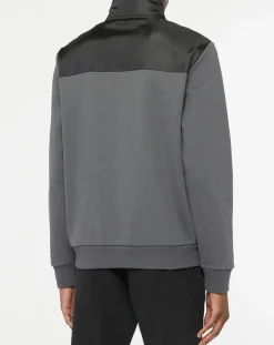 New Hackett London Veste zippée Bimatière noir/gris