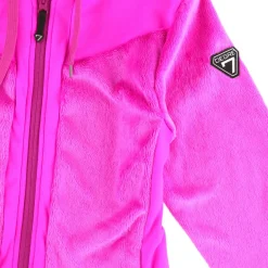 Outlet Degré 7 Veste zippée bi-matières Snorkies rose ultra